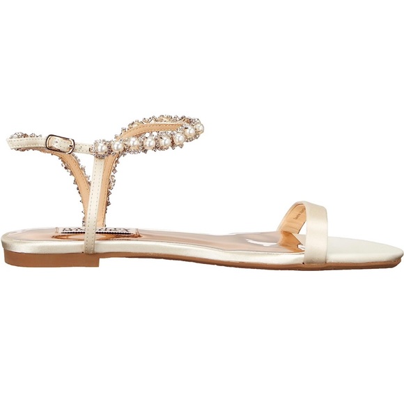 Badgley Mischka Women's Ankle-Strap Flat Sandal - Picture 9 of 9